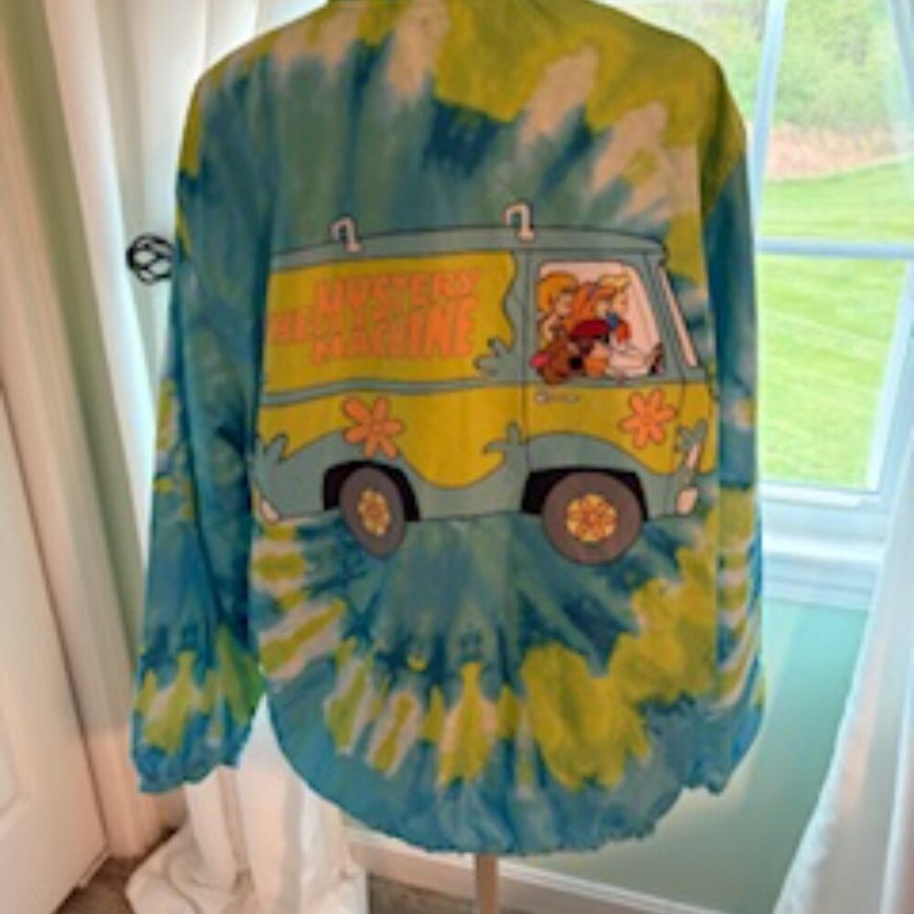 Scooby- Doo Tie dye windbreaker size L - Picture 2 of 2